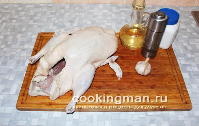 Утка запеченная в духовке пошаговый фото рецепт