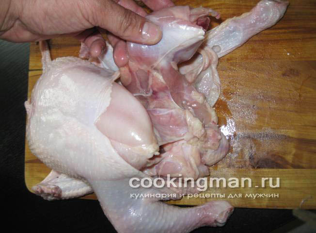 фаршированная курица фото рецепт