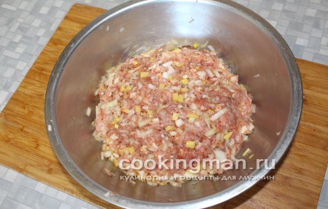 рецепт мантов из свинины