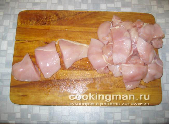 Куриное филе с картошкой пошаговый фото рецепт