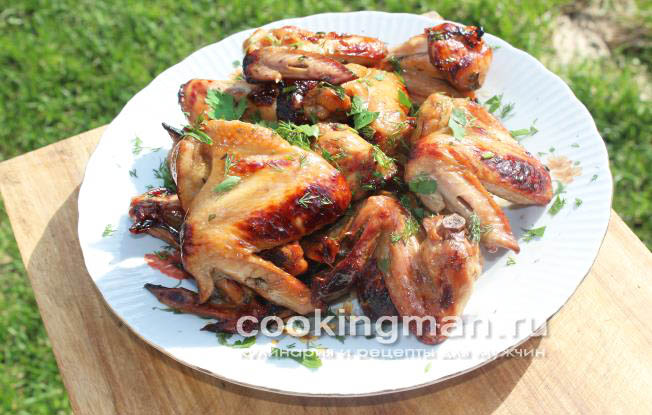 Куриные крылышки - 63 рецепта приготовления с пошаговыми фото