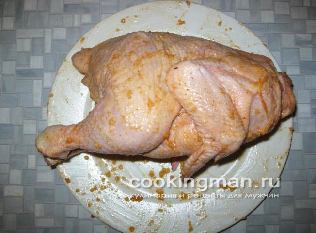 рецепт запеченной курицы