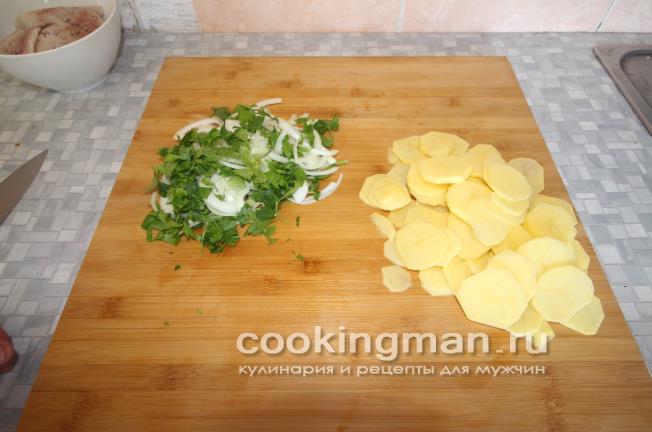 приготовить чира в духовке с картошкой