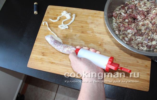 рецепт домашней колбасы