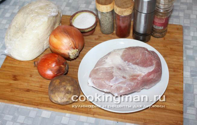 рецепт мантов из свинины
