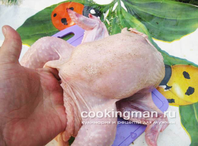 рецепт курицы на вертеле