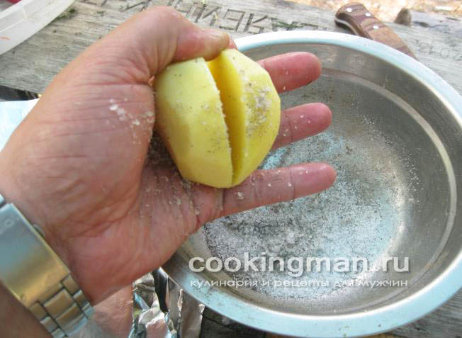 рецепт печеной картошки