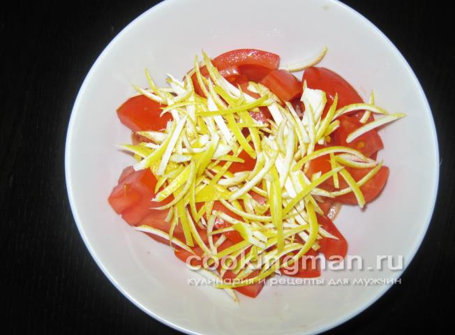 салат из помидоров