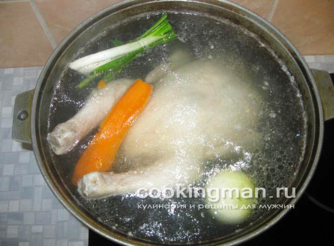 куриный суп с лапшой