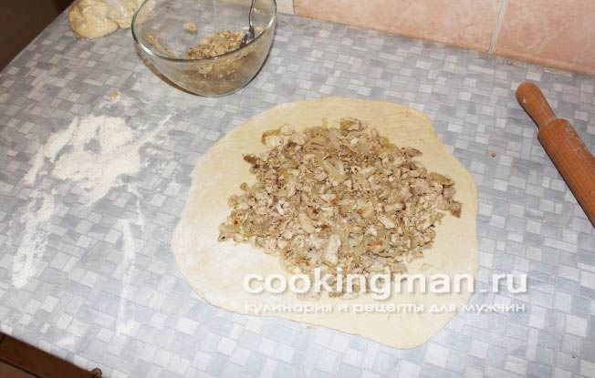 осетинский пирог с курицей рецепт с фото