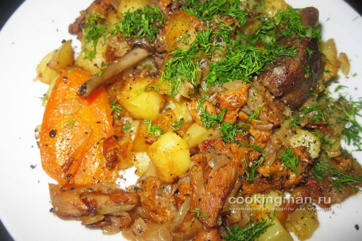 Запеченная дикая утка с картофелем – пошаговый рецепт приготовления с фото