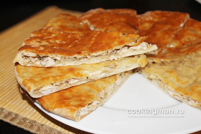 Фото осетинского пирога с курицей