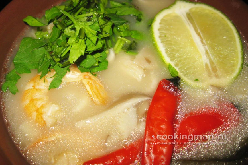 Фото почти тайского супа Том Ям