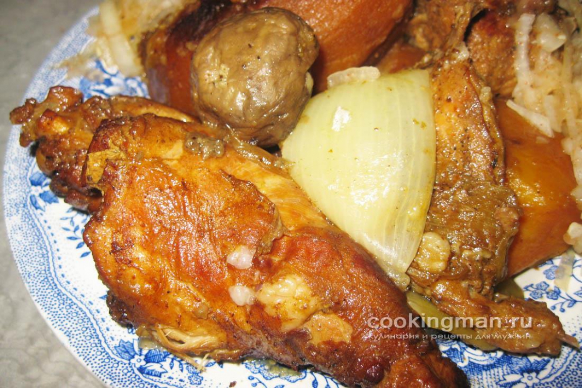 Тушеный кролик с картошкой и грибами — рецепт с фото | Рецепт | Еда, Идеи для блюд, Кулинария